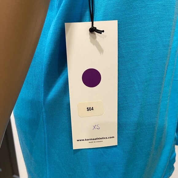 Karma sleeveless top, activewear tank, yoga, gym apparel open-back cover up XS - Picture 5 of 12